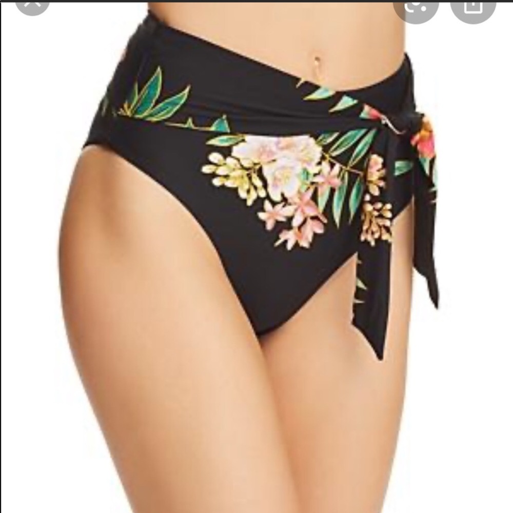 NWOT Isabella Rose High Waist Floral Bikini Bottom